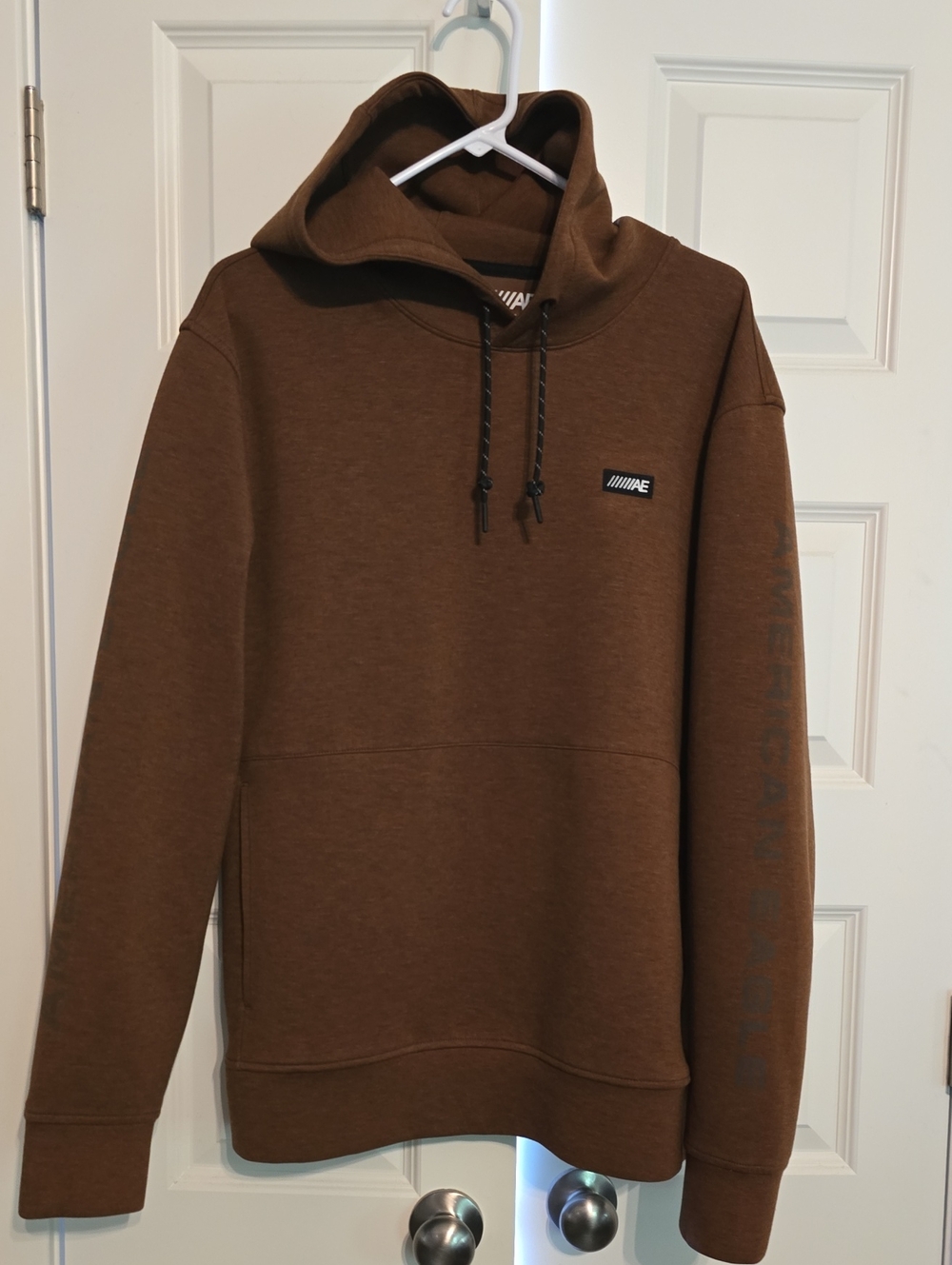 American Eagle Outfitters Brown Men's Hooded Sweatshirt
